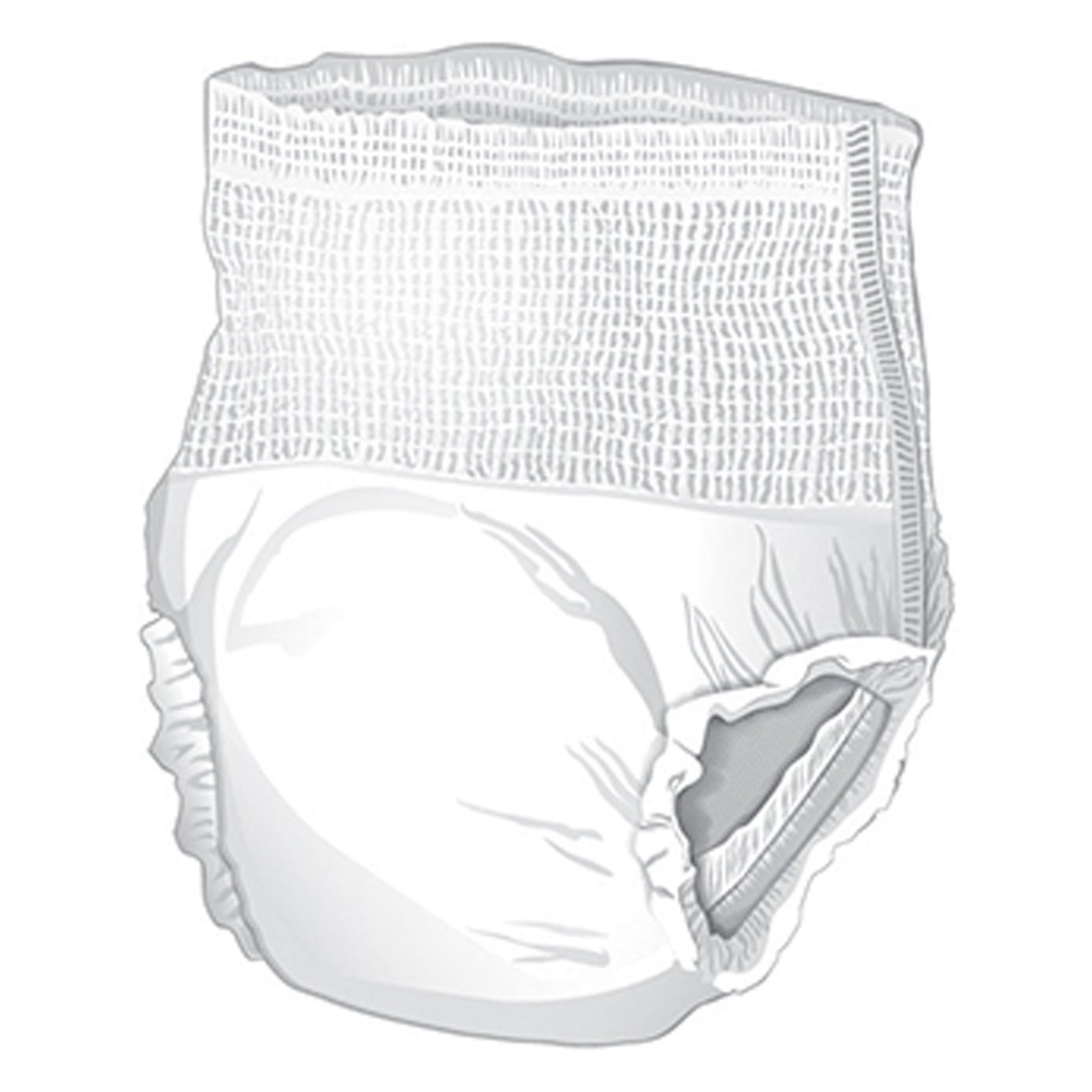 McKesson Ultra Pull-Up Underwear, Medium, Case of 80