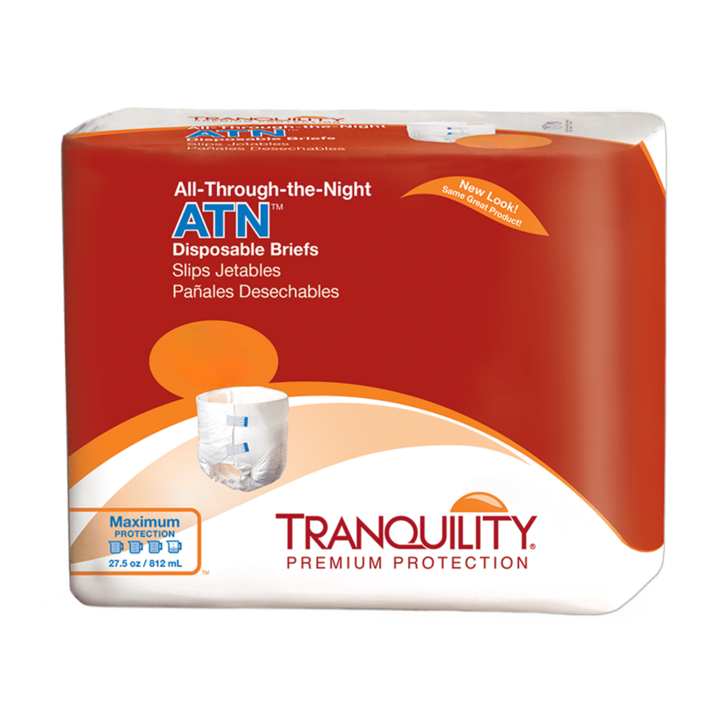 Tranquility ATN Tab-Style Briefs, Medium, Case of 96