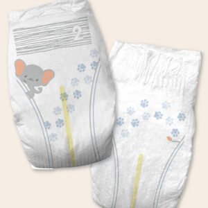 Cuties Complete Care Baby Diapers, Size 2, Case of 200 (8 packs x 25)