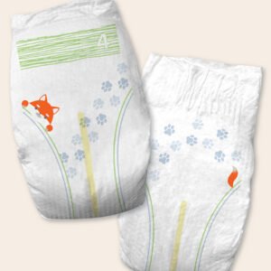Cuties Complete Care Baby Diapers, Size 4, Case of 200 (8 packs x 25)