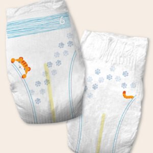 Cuties Complete Care Baby Diapers, Size 6, Case of 92